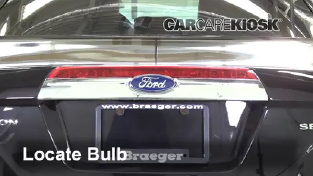 2012 Ford Fusion SEL 3.0L V6 FlexFuel Luces Luz de freno central (reemplazar foco)